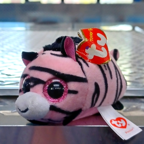 •Teeny Ty Beanie Babies Pennie Zebra - Picture 1 of 17